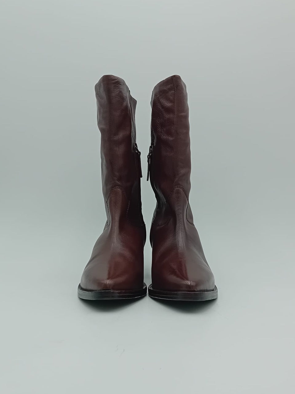 stivale texano 3\4 702-13 MARRONE ZOLFO 