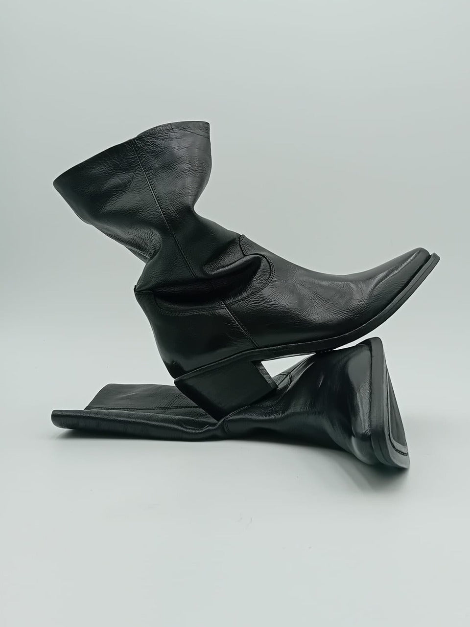 stivale texano 3\4 702-13 NERO ZOLFO 