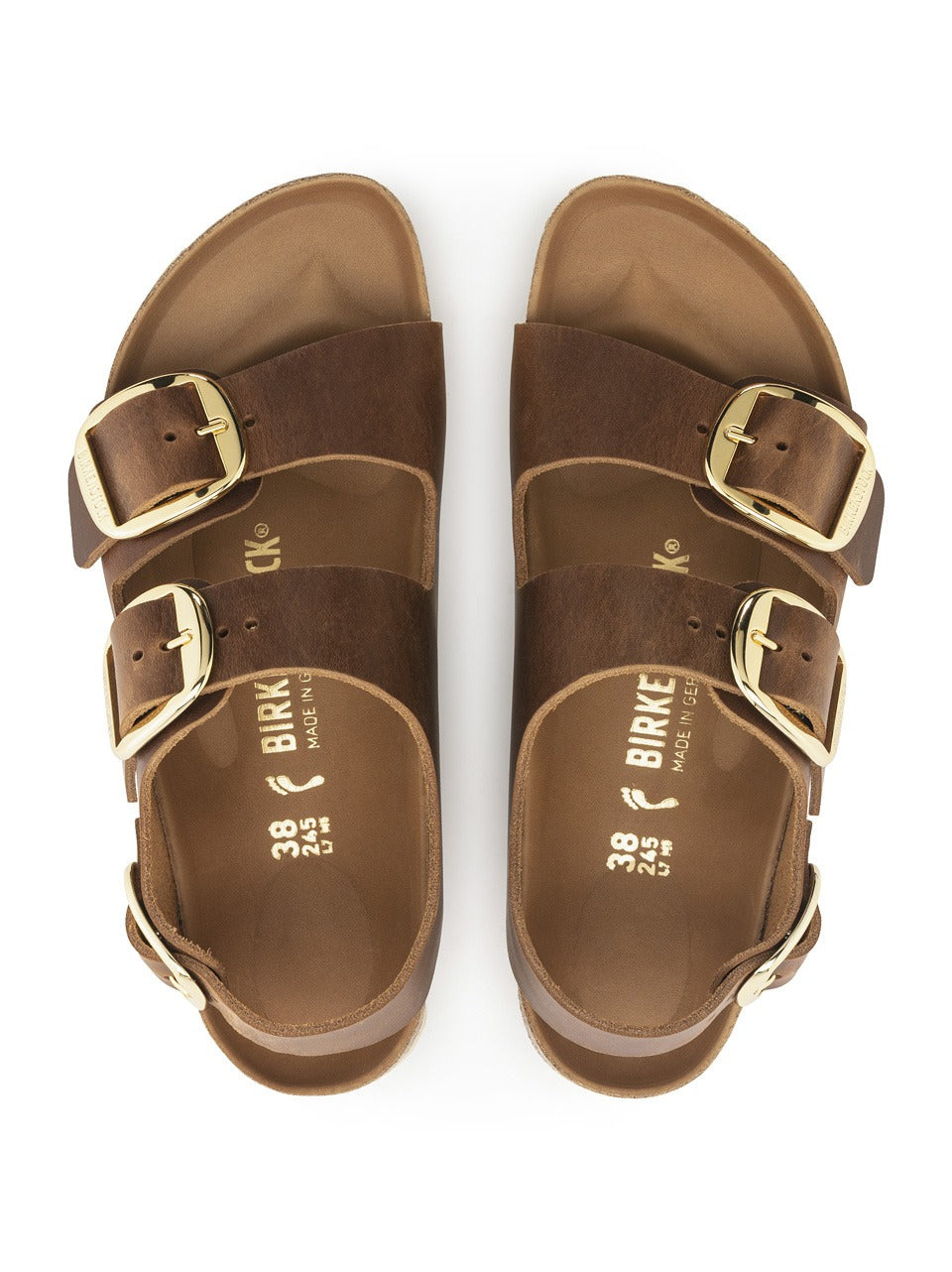 sandalo milano big bukle MILANO1024067 COGNAC BIRKENSTOCK 
