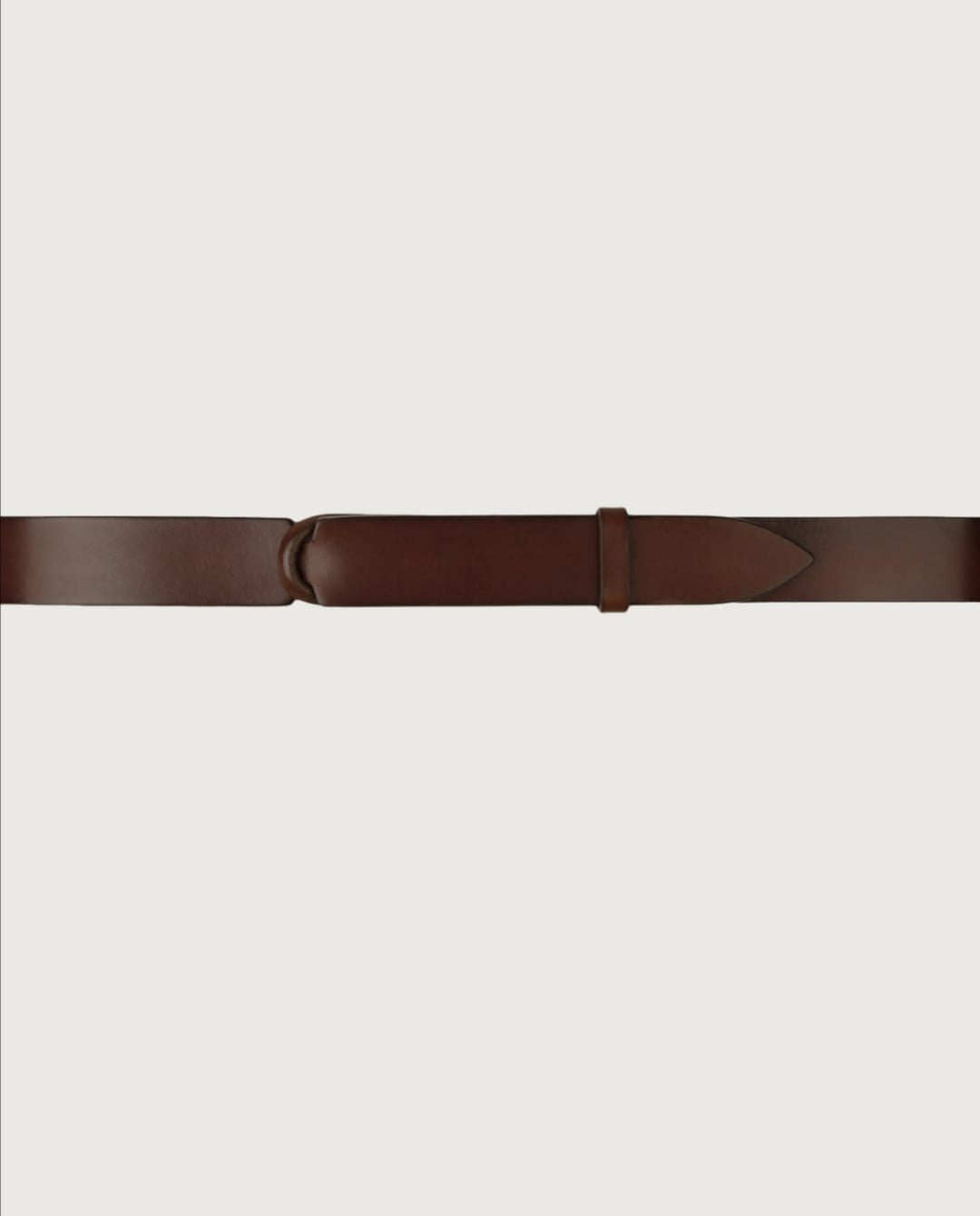 cintura nobuckle pelle e tessuto NB0001 BULBRUCIATO ORCIANI NOBUCKLE 