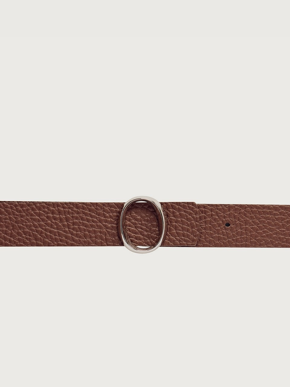 cintura double fibbia o D10C19SOFT CUOIO\NERO ORCIANI 