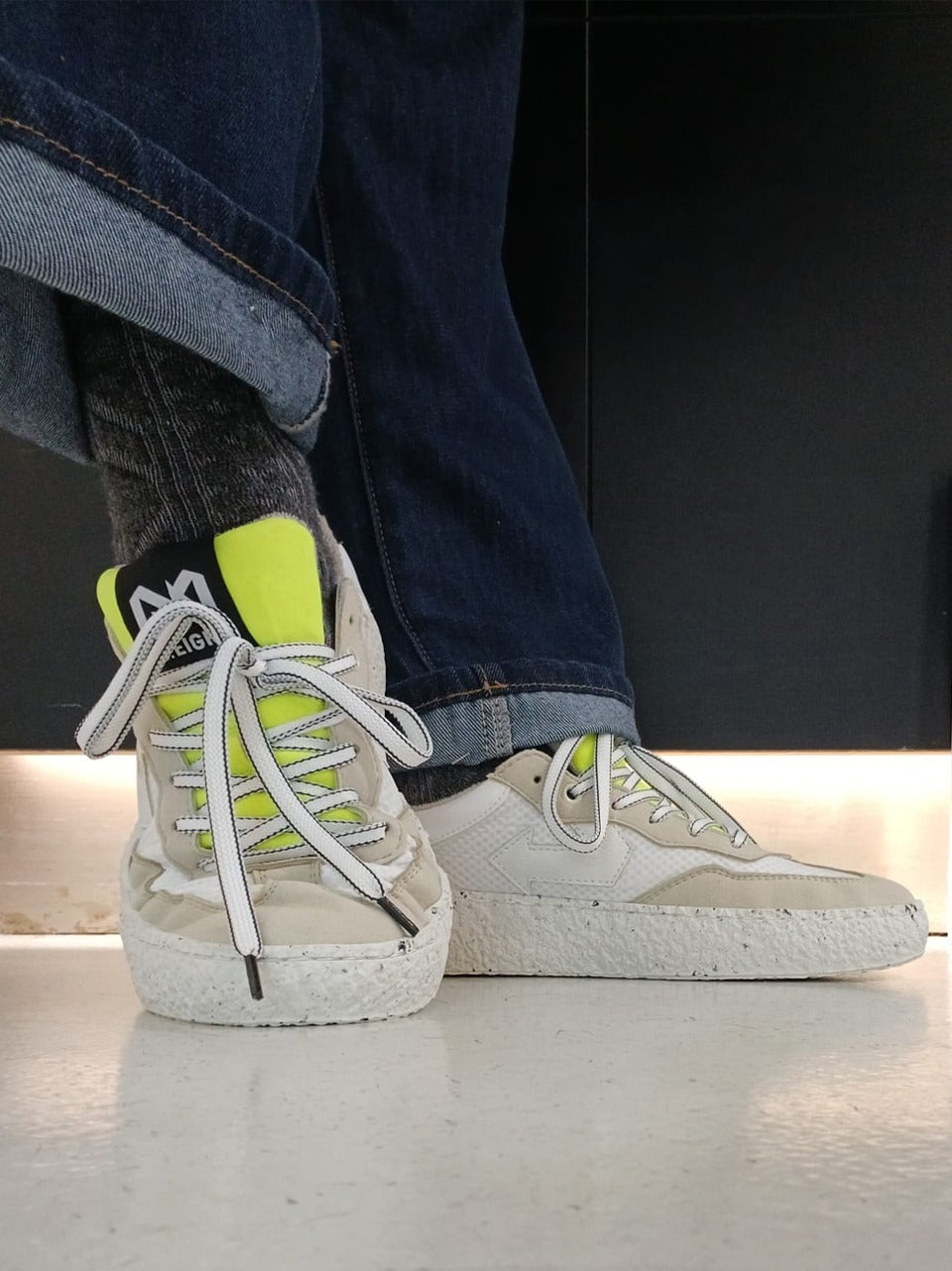 sneakers uriduri URIDURI WHITE CRINCLE ID.EIGHT 