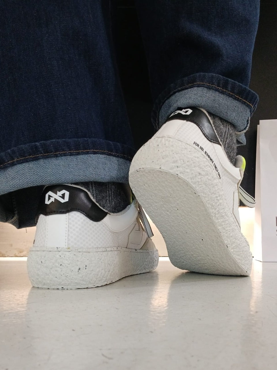 sneakers uriduri URIDURI WHITE CRINCLE ID.EIGHT 