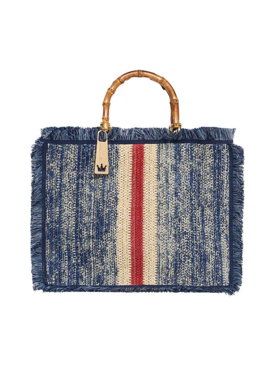 borsa shopper con banda ORTENSIA B LA MILANESA 