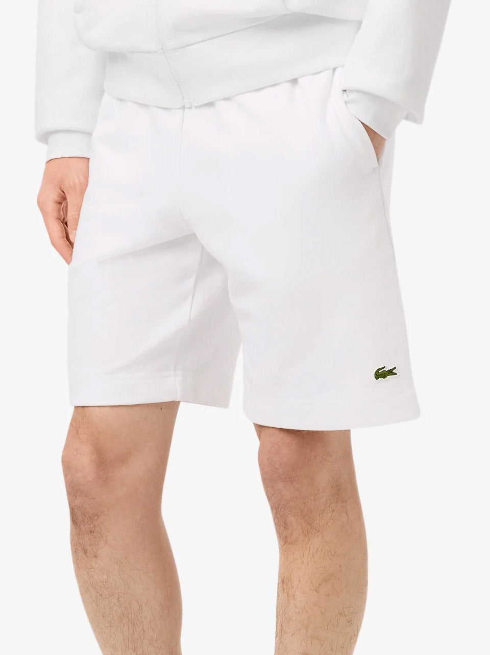 bermuda in felpa GH9860 BI LACOSTE 