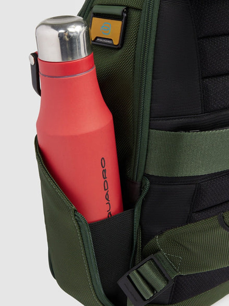 zaino 14'' tessuto riciclato e pelle CA6927S143 VERDE PIQUADRO 