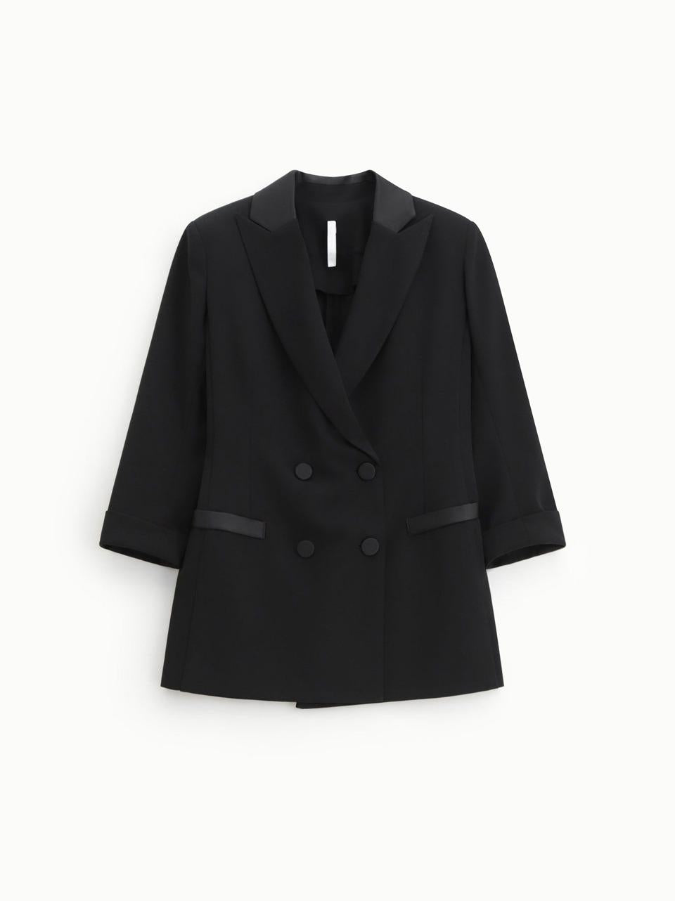 giacca crepe JU25KAW N SELECTED 