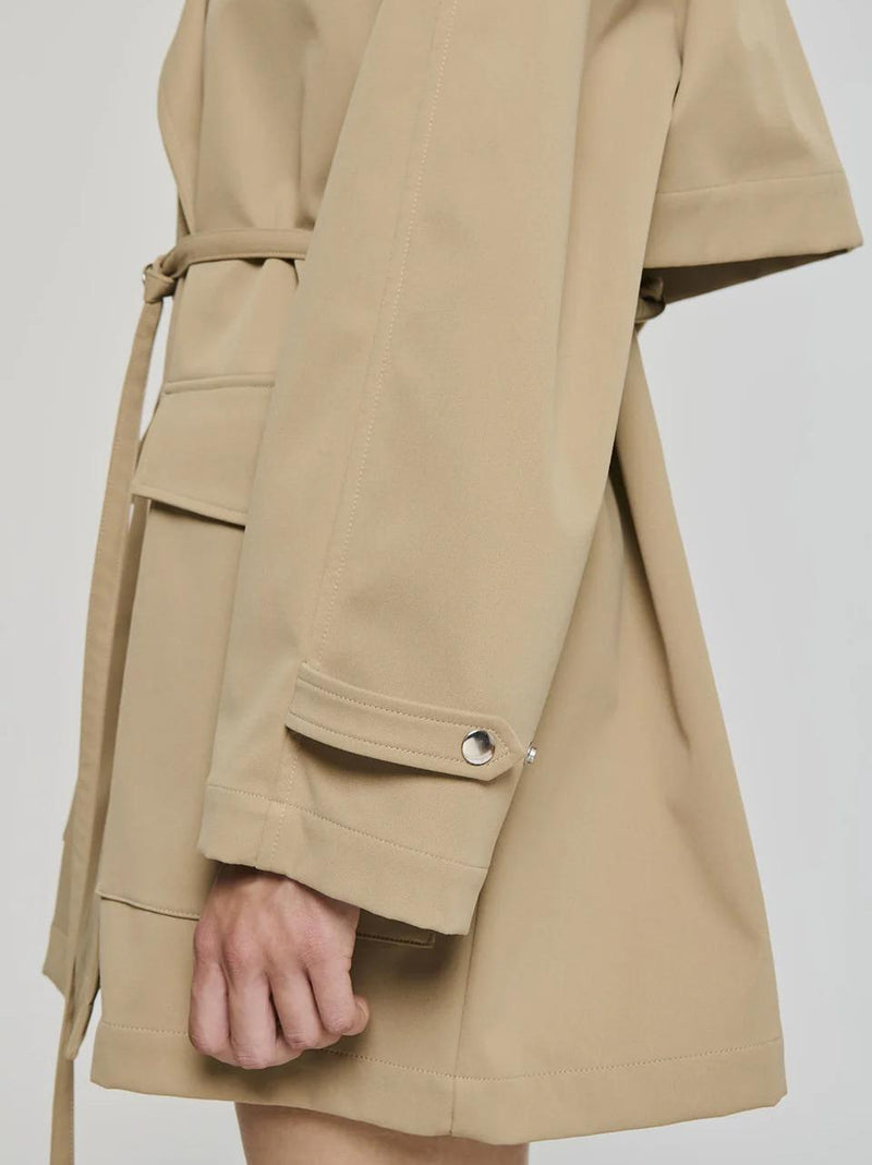 trench gabardina puffy cinturina 9322 145 oof 