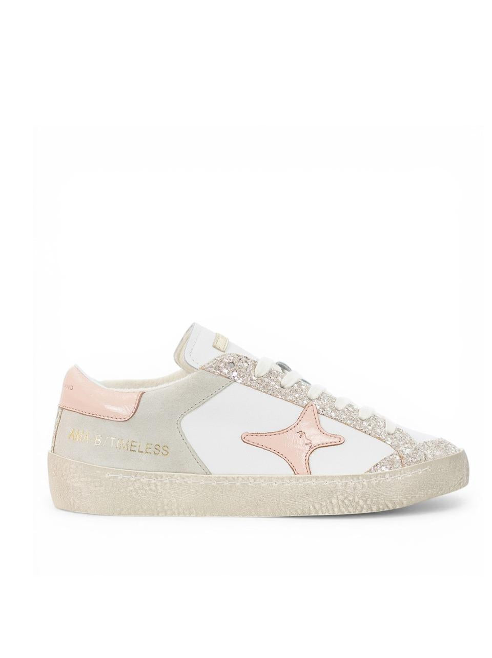 sneakers timeless 4602 BIANCO ROSA AMA brand 