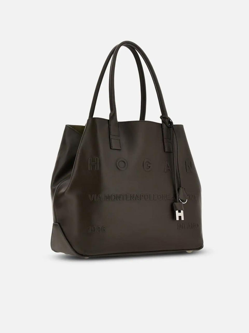 borsa address shopping KBW01TA0300TZPS808 PALISSANDRO HOGAN 