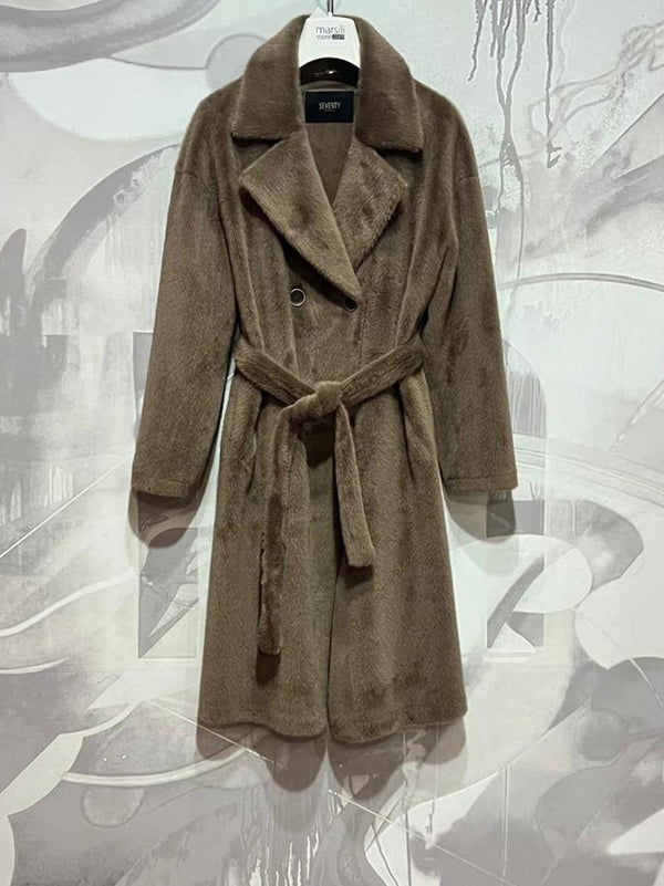 cappotto ecopelliccia fusciacca PE024245 063 SEVENTY 