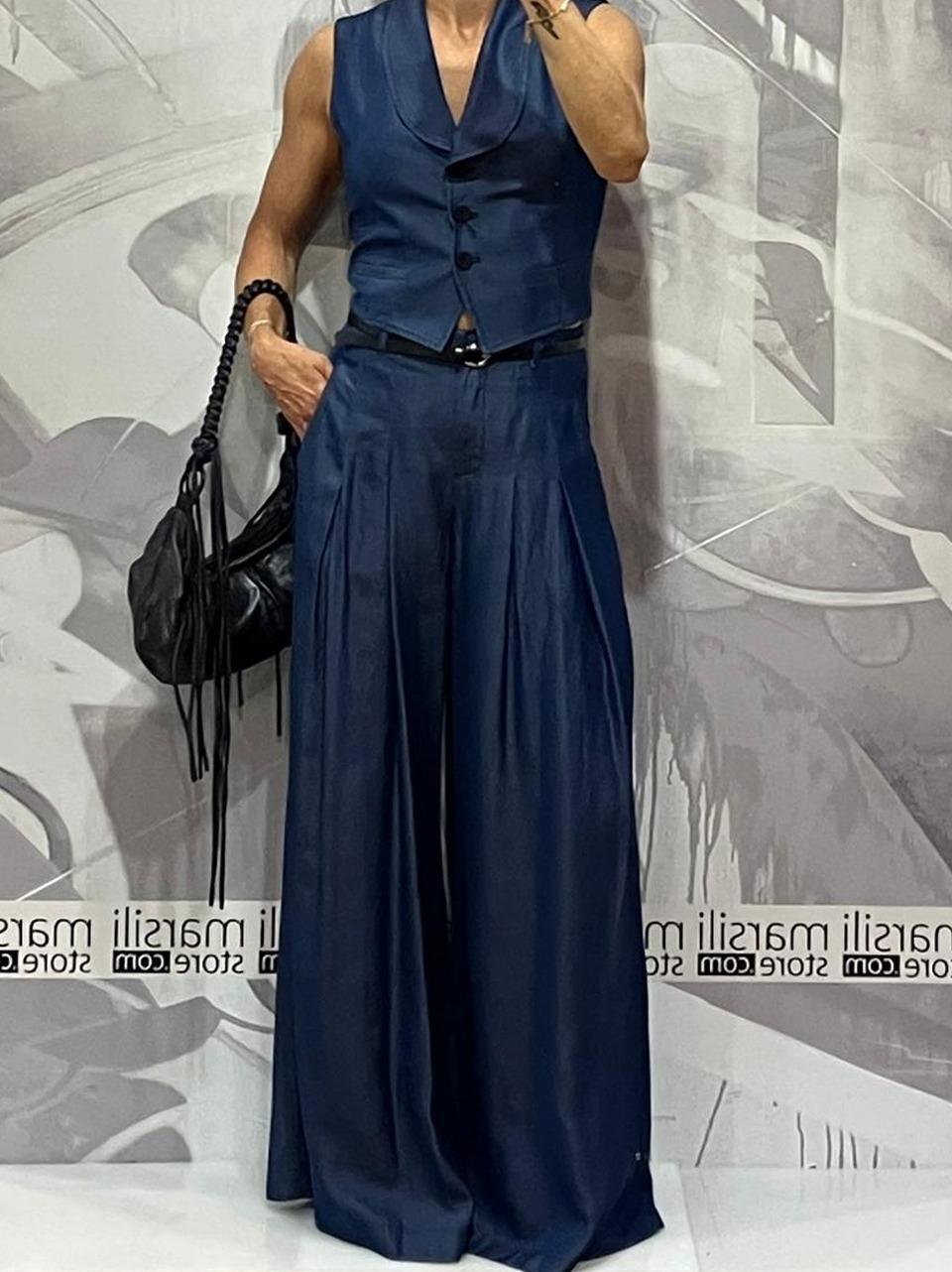gilet in denim LC94JYVL 1670 SELECTED 