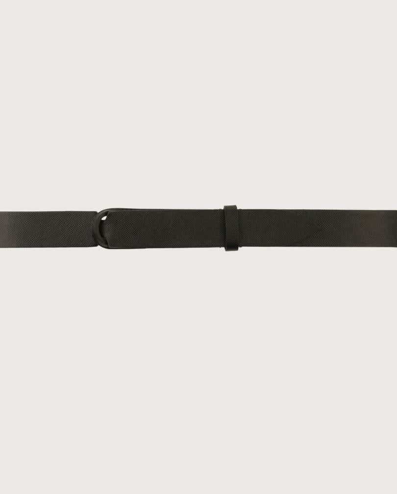 cintura nobuckle in saffiano NB0061SAFFIANO SAFFNERO ORCIANI NOBUCKLE 