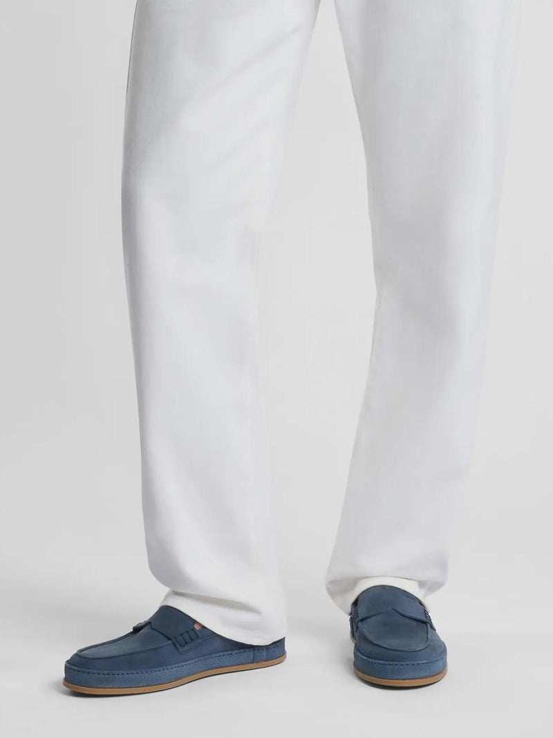mocassino 683 fono fasciato HXM6830FR40BTMU828 BLU HOGAN 