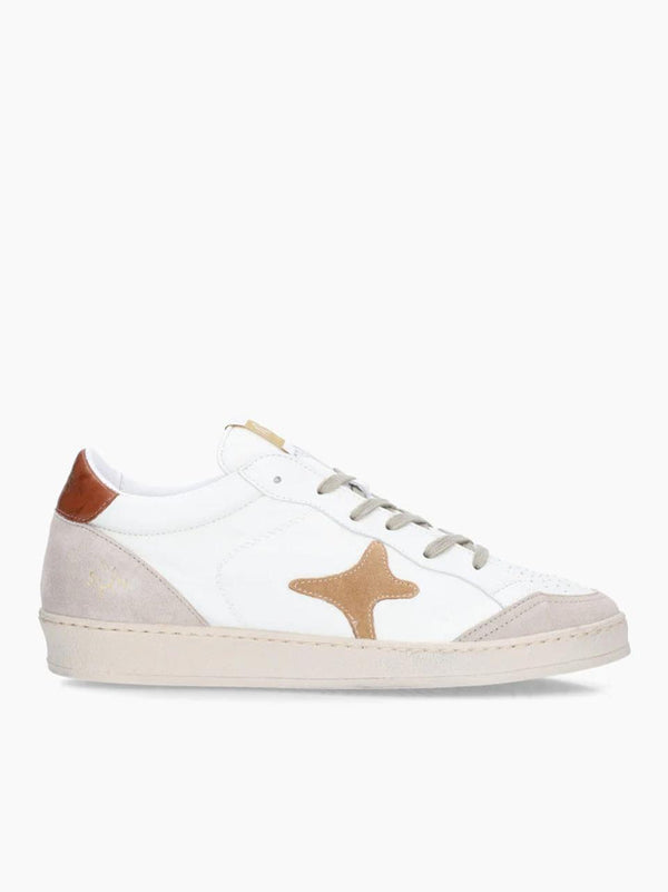 sneakers sun 4133 BIANCO TAUPE AMA brand 