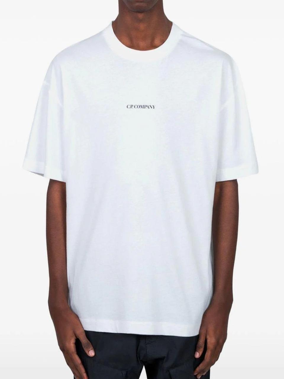 t shirt sigla back 20CMTS087A B C.P COMPANY 