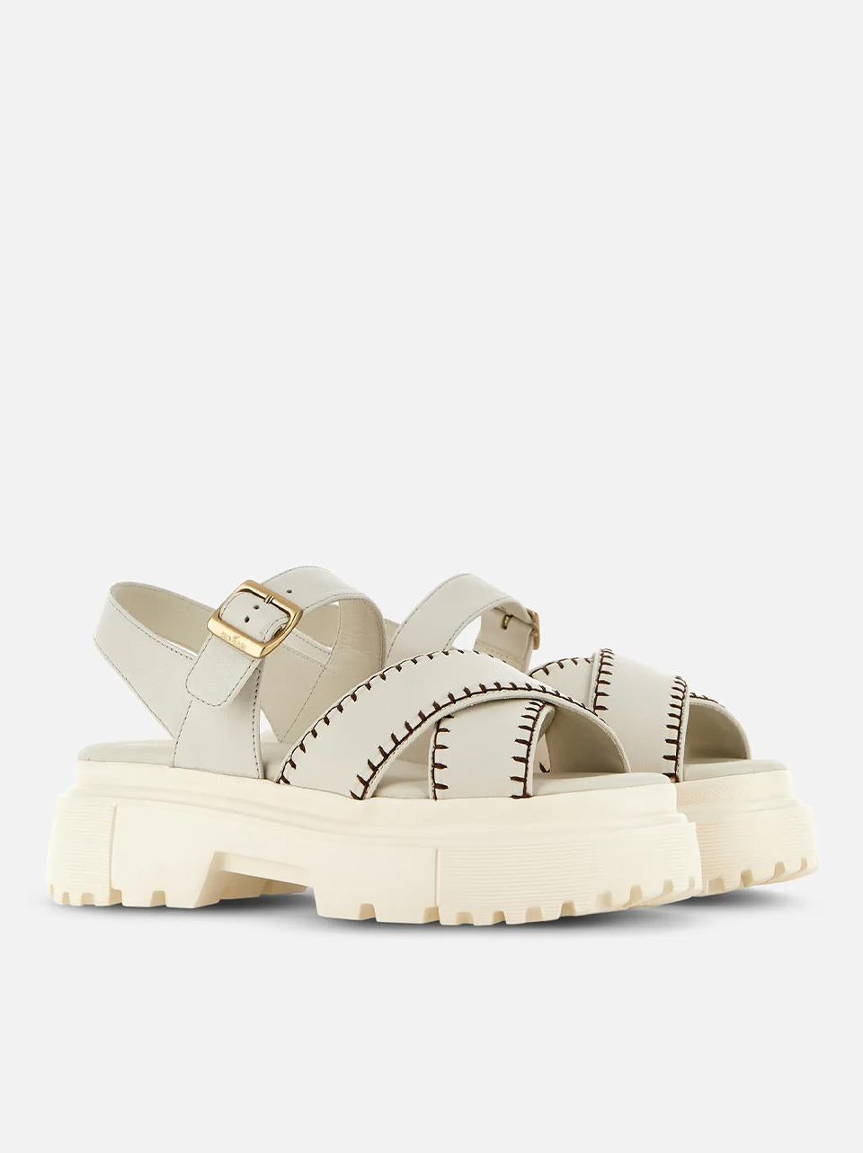 hogan sandalo h644 HXW6440FG30LE9B013 OFF WHITE HOGAN 