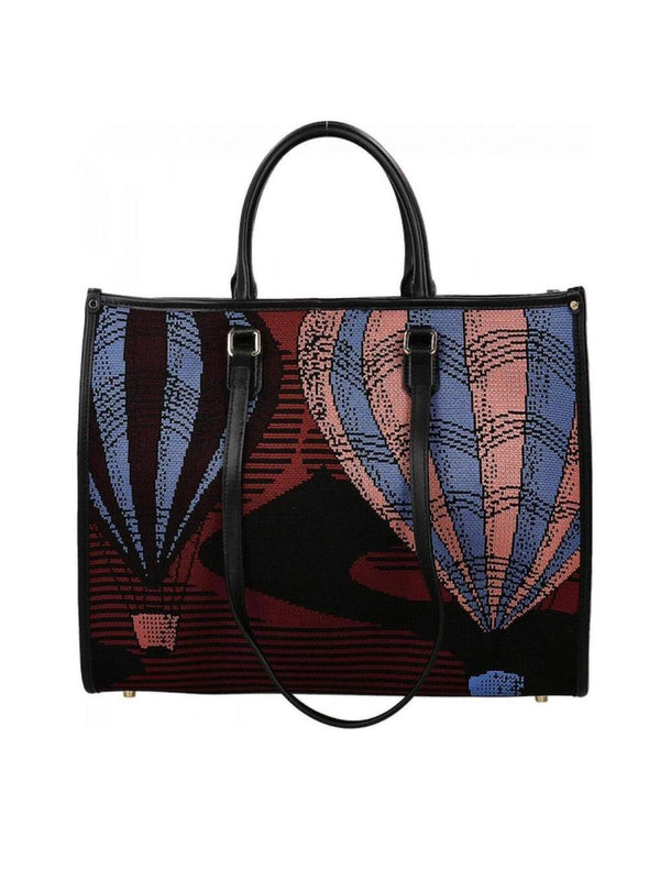 borsa montgolfiere grande 1009MONTGOLFIERRE BORDEAUX CELESTE MY-BEST BAGS 