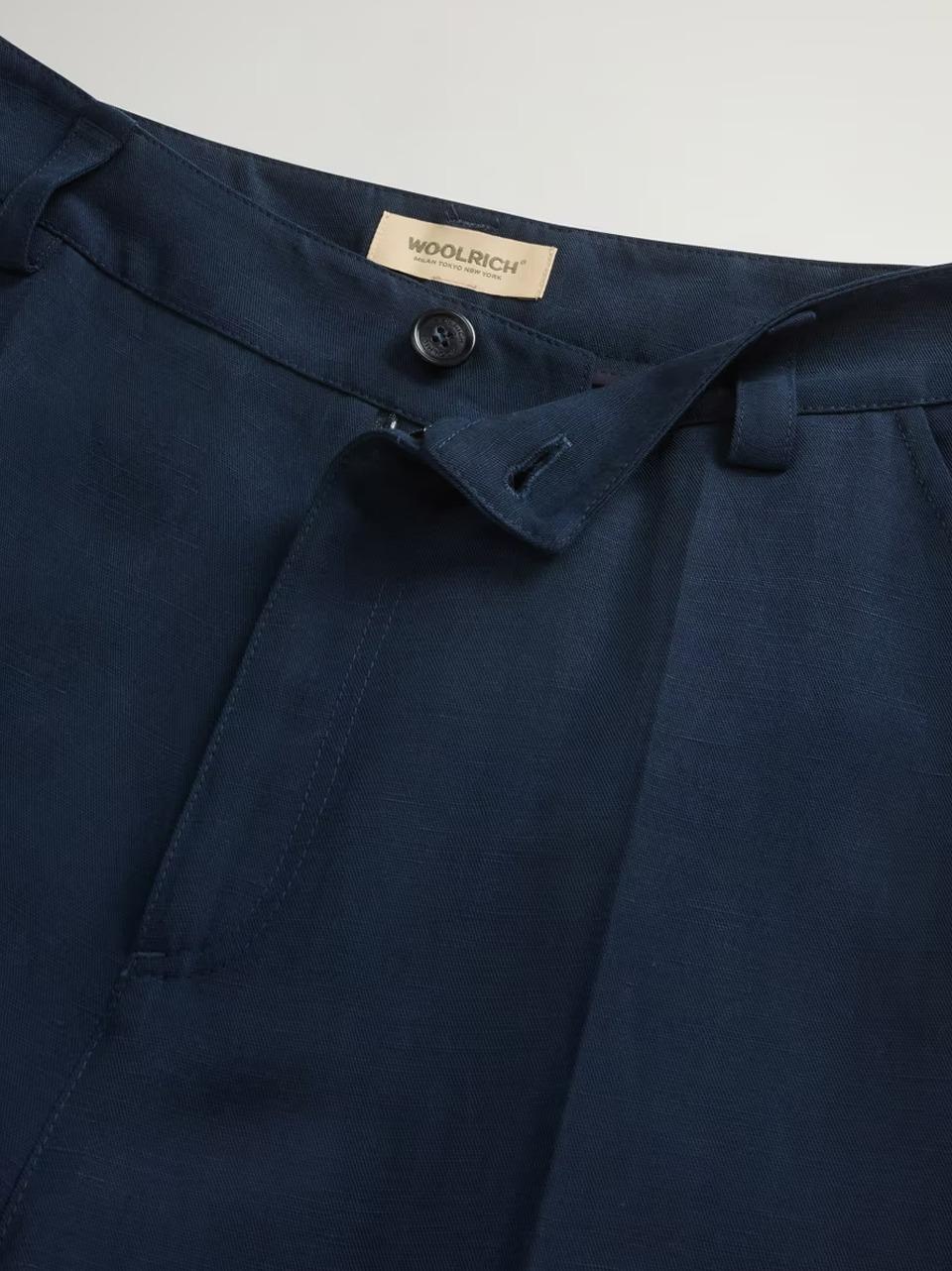 pantalone palazzo lino viscosa TR2025UT3043 3989 WOOLRICH 
