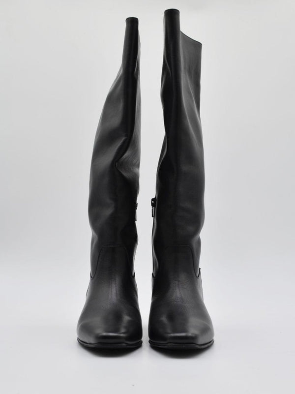 stivale  tacco h 30mm 7847 NERO ATTIMO 