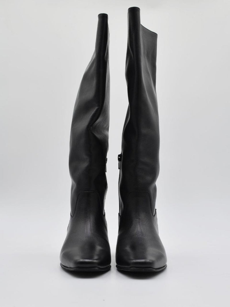 stivale  tacco h 30mm 7847 NERO ATTIMO 