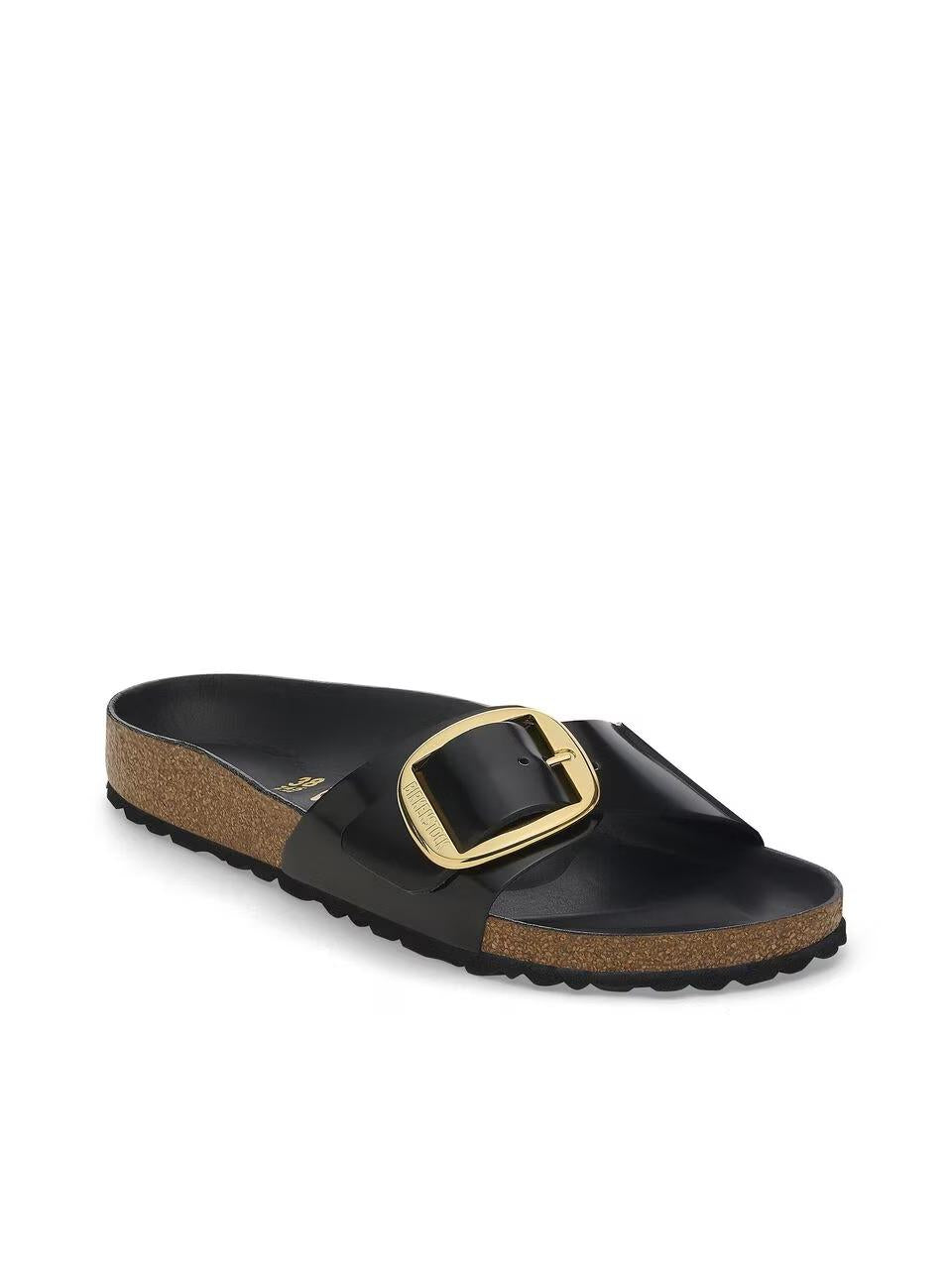 sabot madrid big bukle shine MADRID2650 BLACK BIRKENSTOCK 