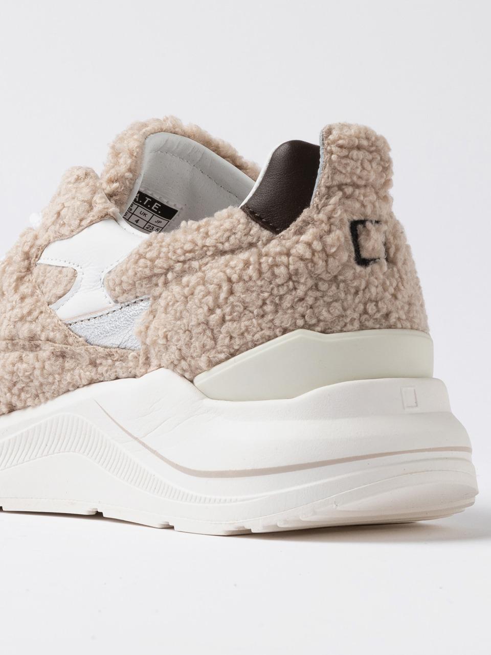 sneakers fuga W431-FG-TD-BI BEIGE D.A.T.E 