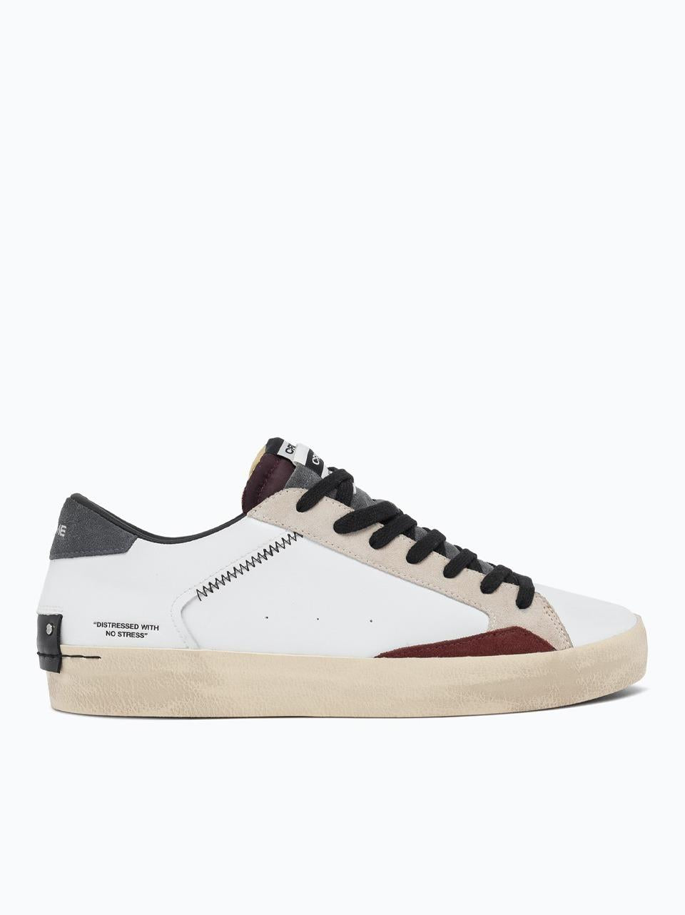 sneakers distressed 15008 BIANCO\GRIGIO CRIME 