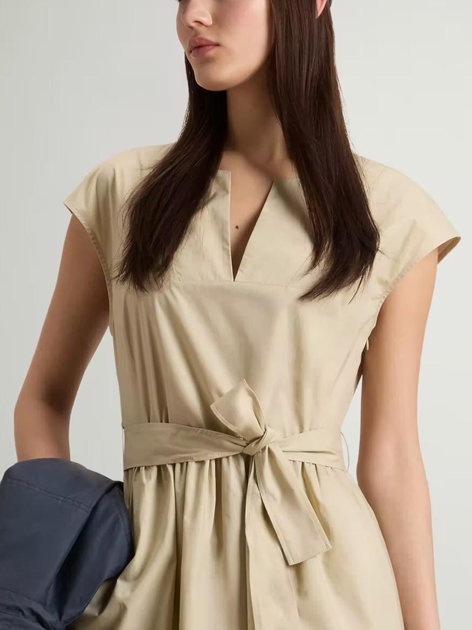 short dress popeline DR2028UT3944 8640 WOOLRICH 