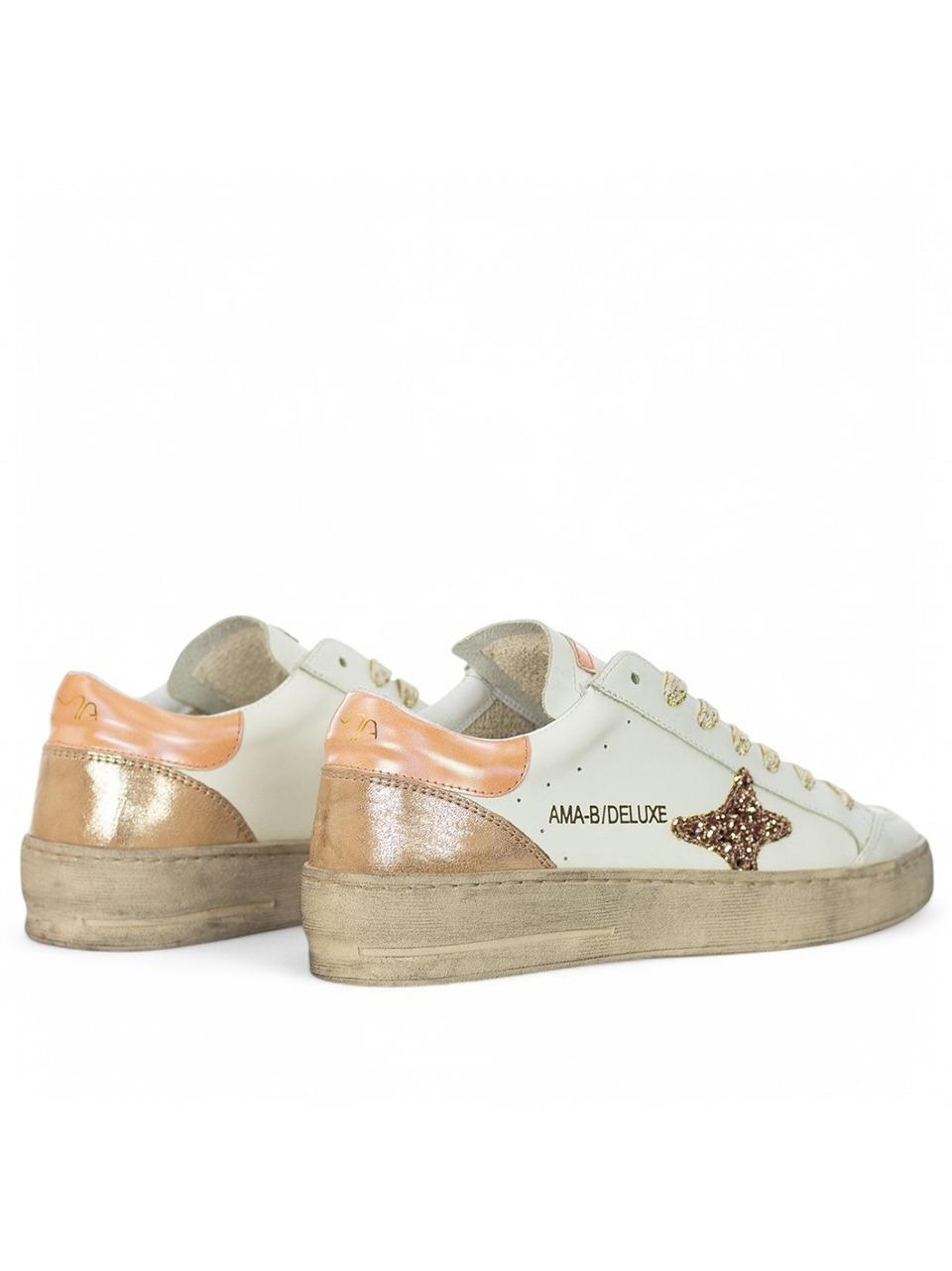sneakers slam 4040 AVORIO SALMONE AMA brand 