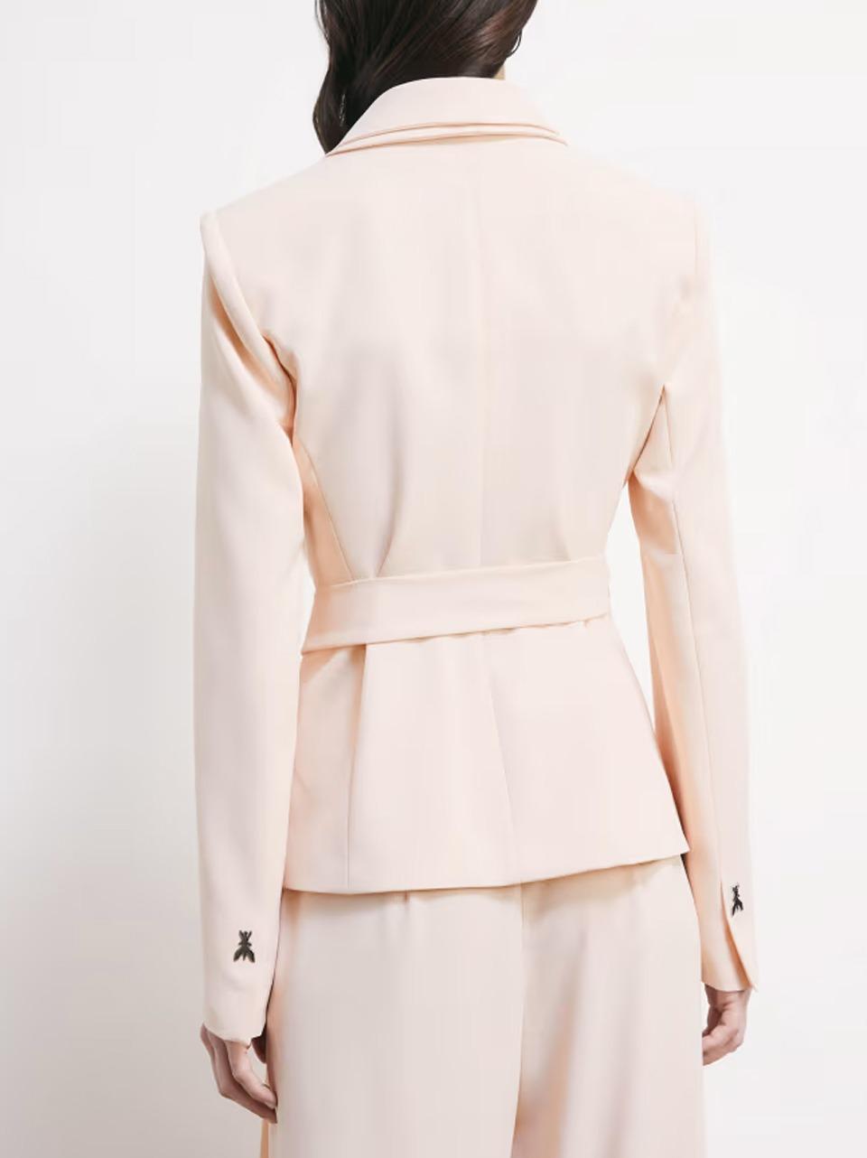 giacca annodata DS1563A515 B884W409 Patrizia pepe 