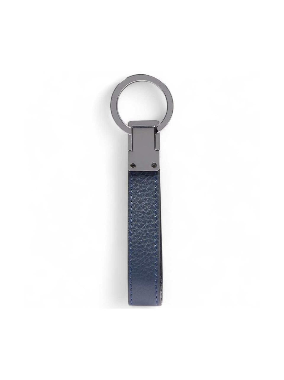 portachiavi con anello PC4855MOS BLU PIQUADRO 