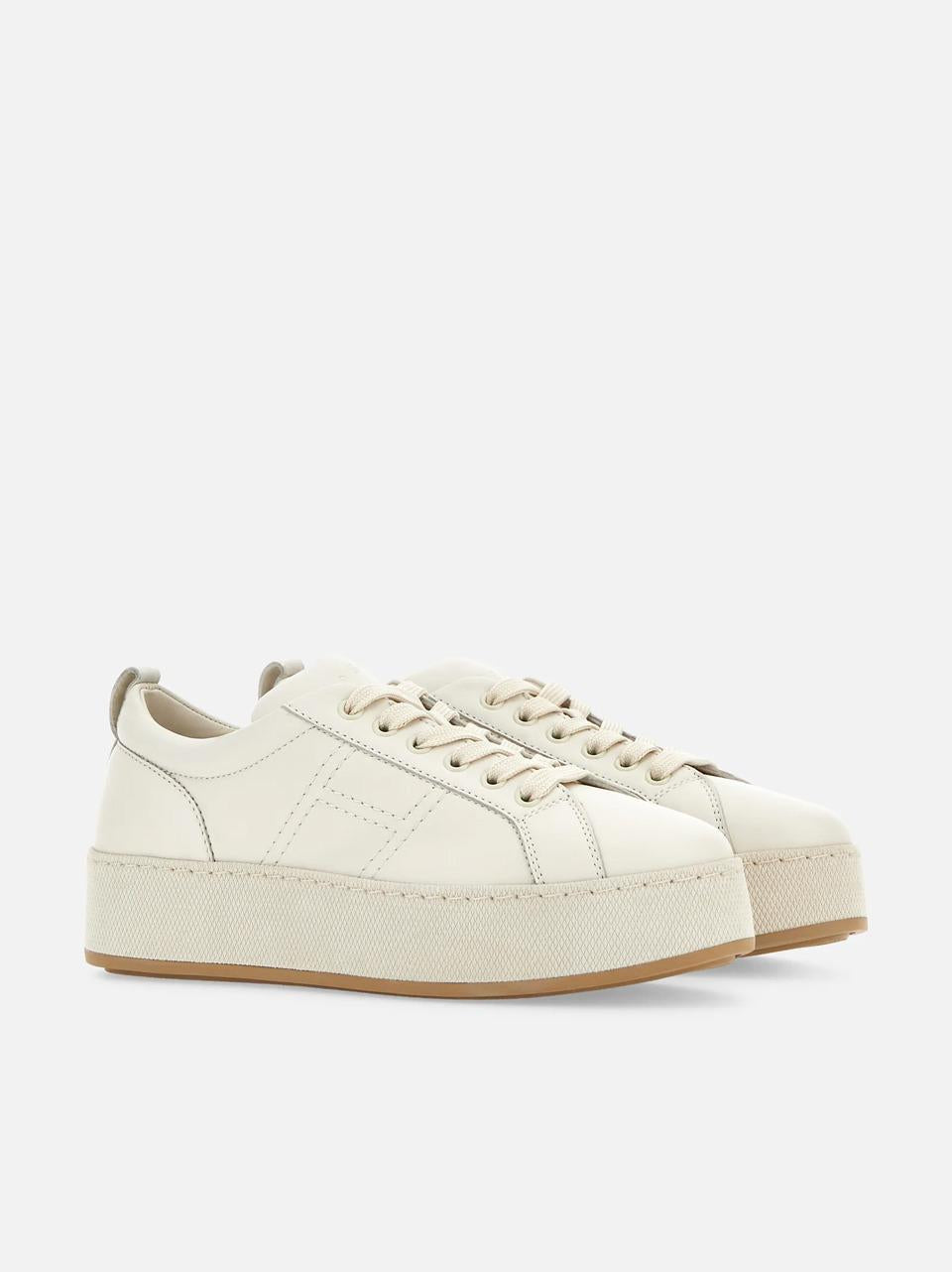 sneakers 681 fondo fasciato HXW6810FP50LE9B013 YOGURT HOGAN 