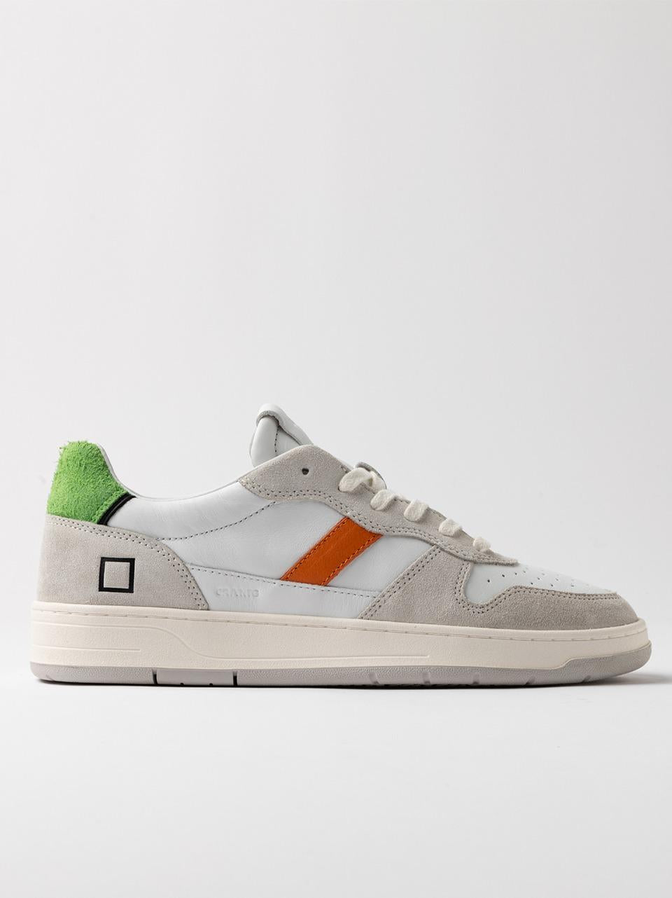 sneakers court 2.0 C2-VC-WG WHITE GREEN D.A.T.E 