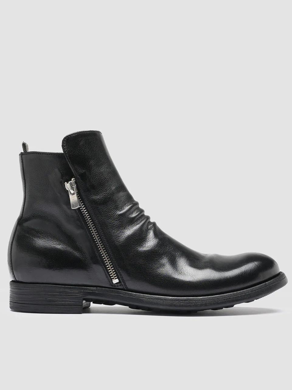 stivaletto 2 zip CHRONICLE042 IGNIS TNERO officine creative 