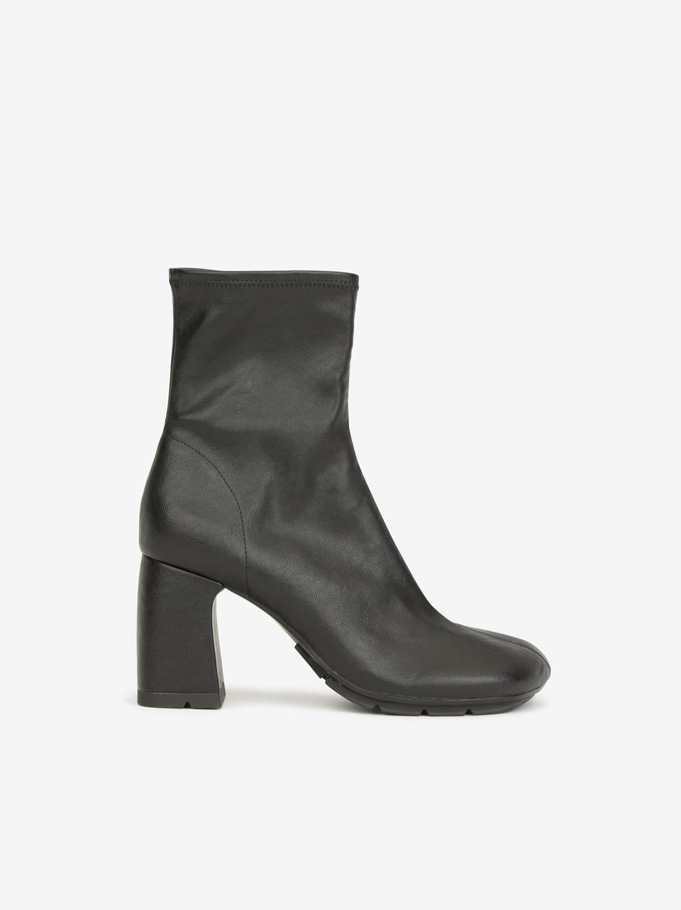 stivaletto con zip tacco h70mm ECLAT BIS NERO ASH 