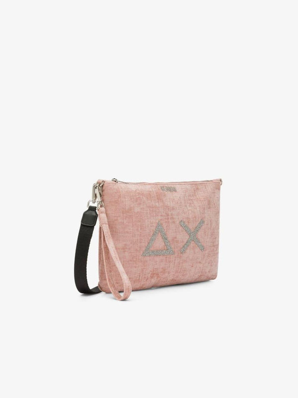 borsa pochette back velvet CPX45201 ROSA SUN 68 