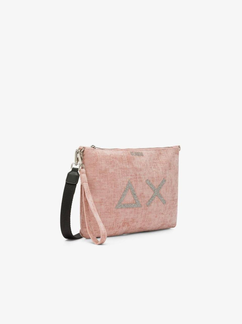 borsa pochette back velvet CPX45201 ROSA SUN 68 