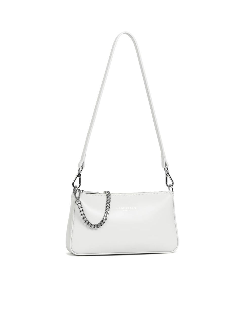 borsa baguette piccola 433-14 GRIGIO PERLA LANCASTER 