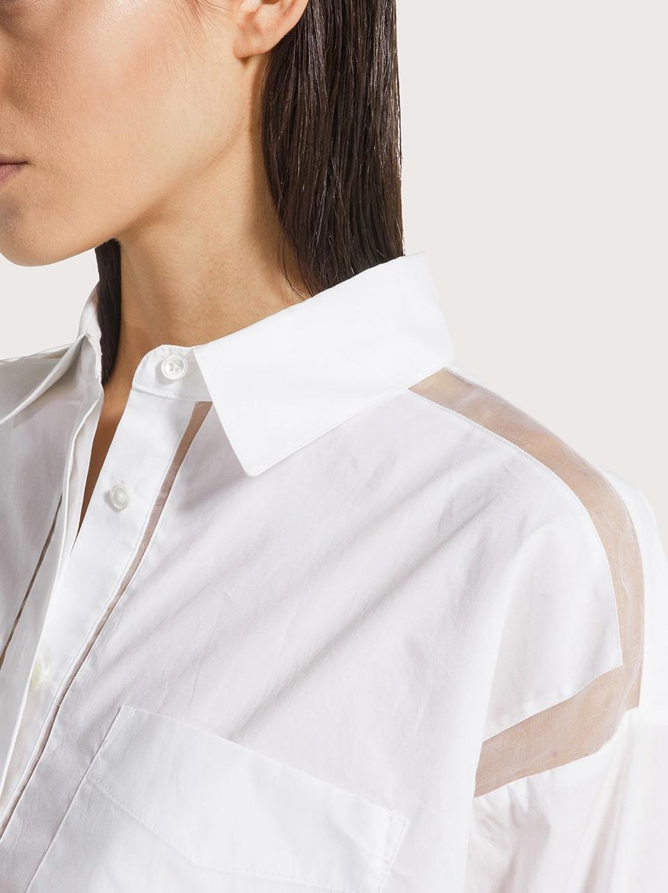 camicia inserti in voile CA1507 B SEVENTY 