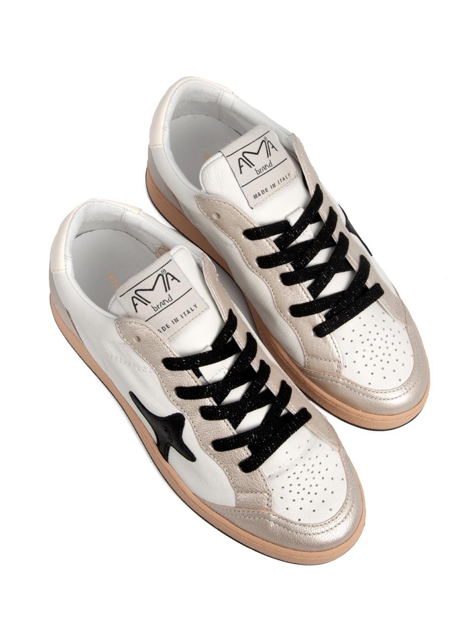 sneakers sun 4119 BIANCO ORO AMA brand 