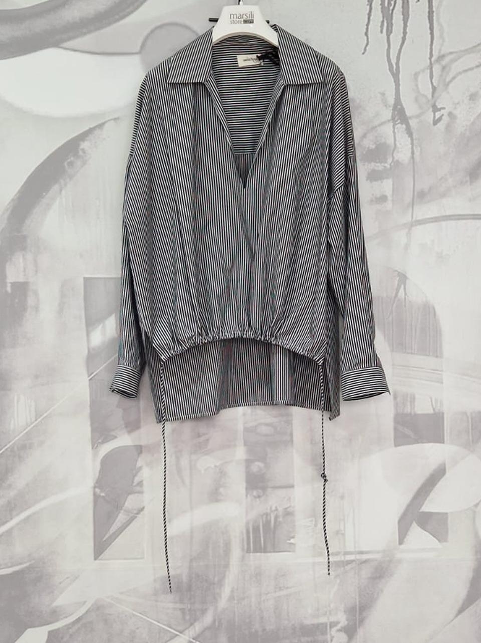 manica lunga righe CZC DC5250 BN ottod'ame 