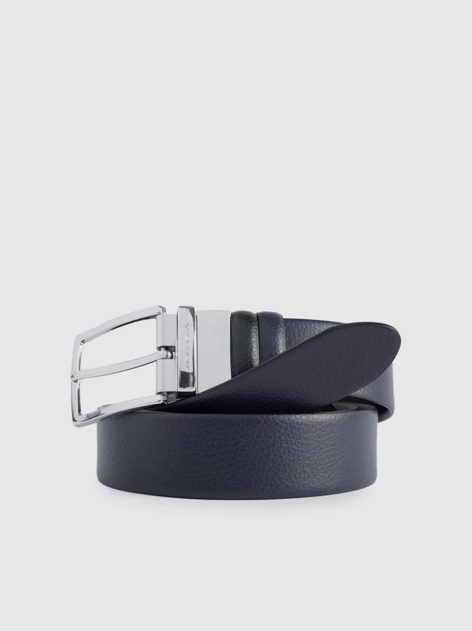 cintura reversibile CU4209 N\BLU PIQUADRO 