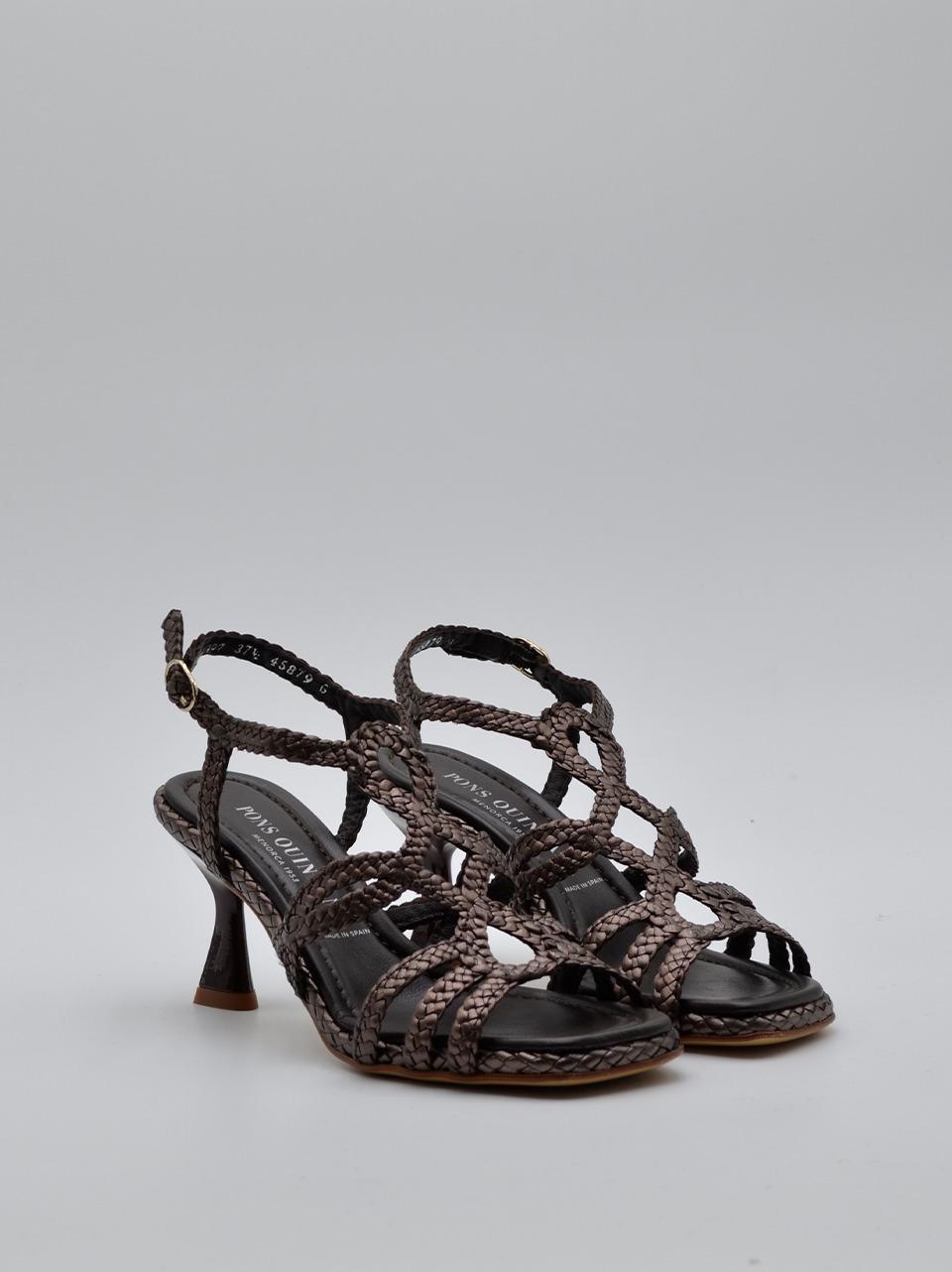 sandalo t tacco h70 mm 11397 METAL PONS QUINTANA 