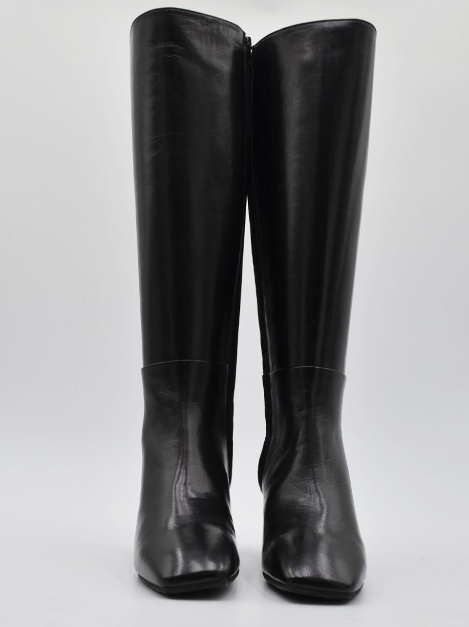 stivale tacco h 50mm T246 NERO MARA BINI 