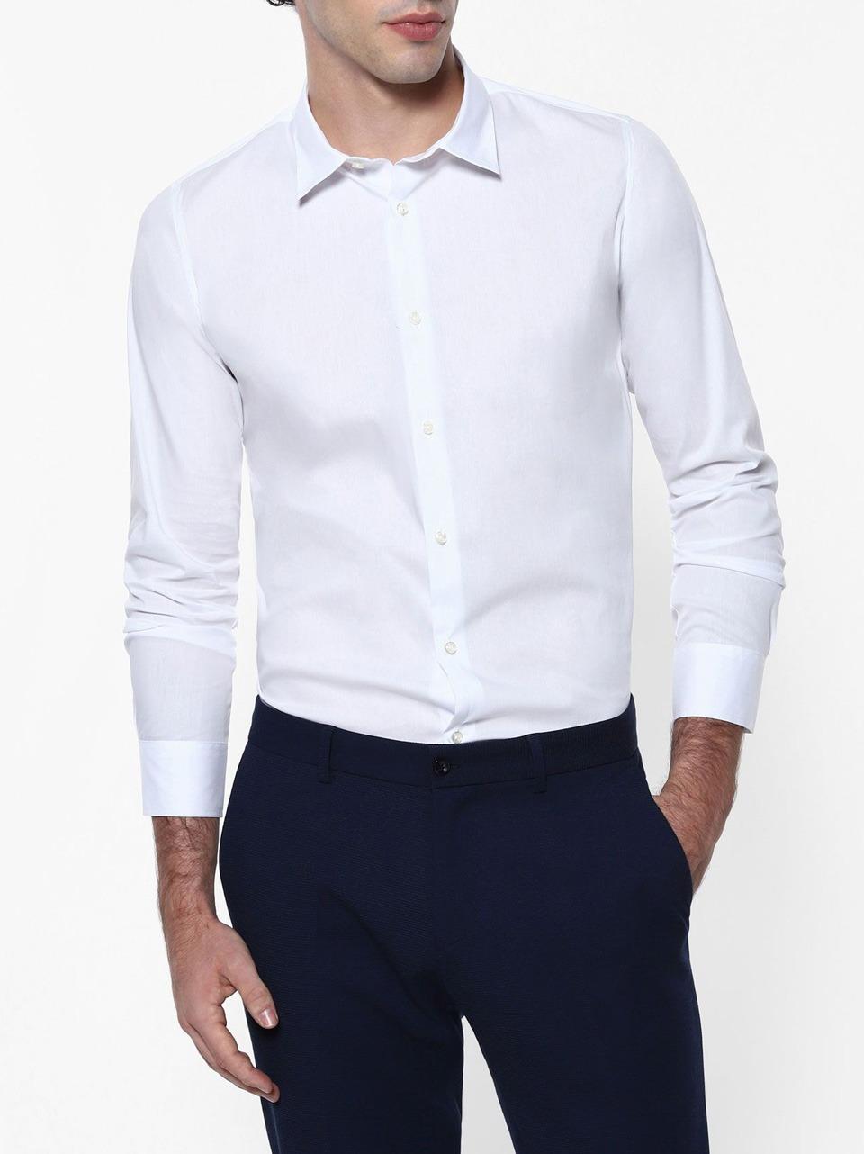 camicia slim cotone stretch CAMICIA B SELECTED 