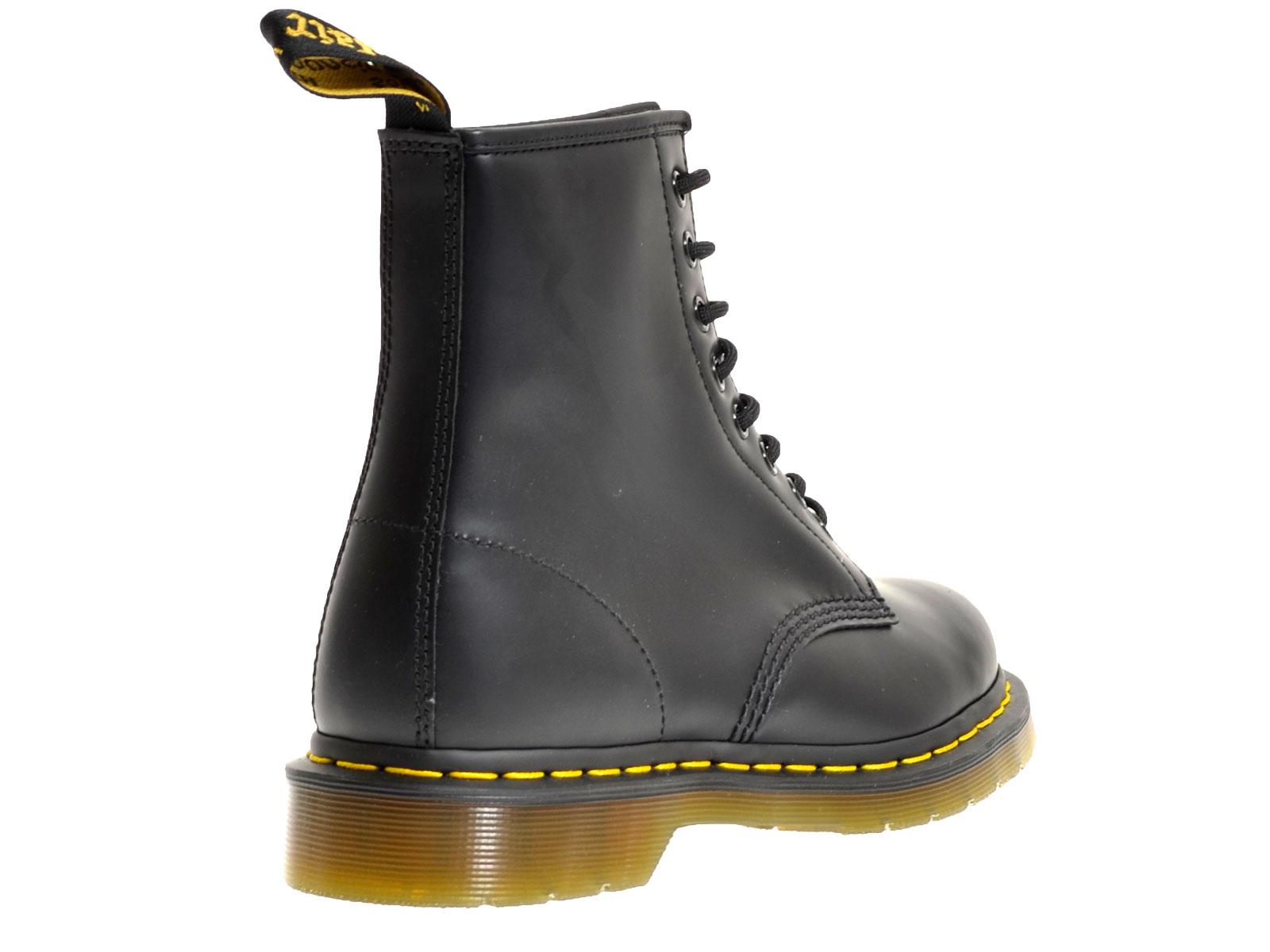 1460 anfibio 8 fori smooth 1460SMOOTH11822006 BLACK Dr Martens 
