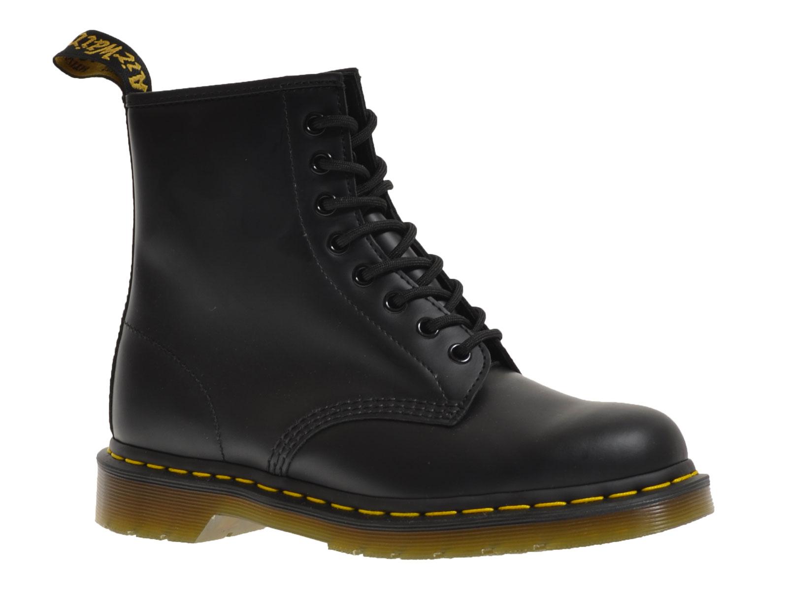 1460 anfibio 8 fori smooth 1460SMOOTH11822006 BLACK Dr Martens 