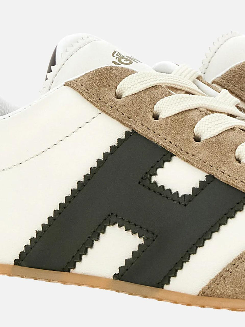 sneakers cool HXM6470FB60QDA739M BIANCO VERDE HOGAN 