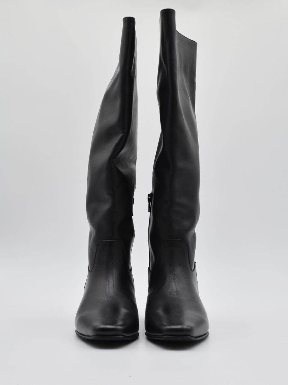 stivale  tacco h 30mm 7847 NERO ATTIMO 